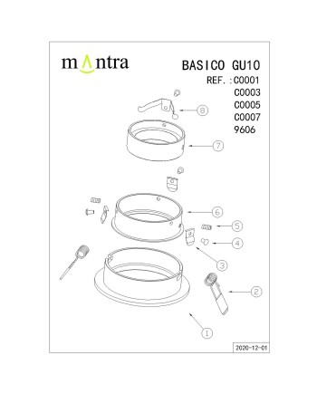 BASICO GU10 *EMPOTRABLE GU10 ARENA